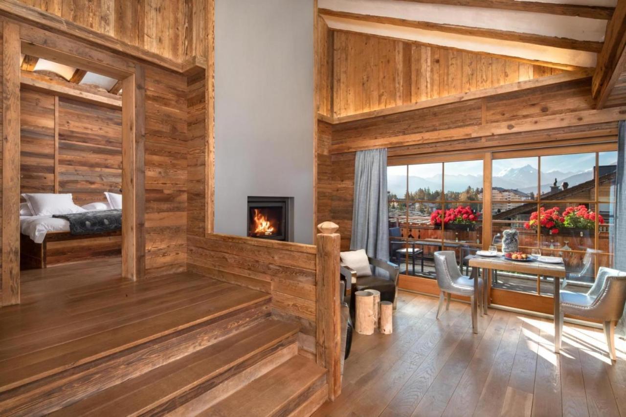 Hostellerie Du Pas De L'Ours "Relais Et Chateaux" Crans-Montana Bagian luar foto