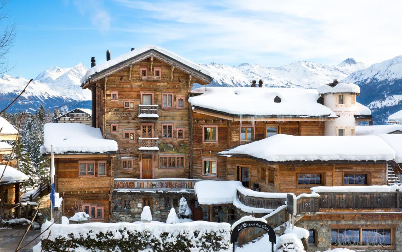 Hostellerie Du Pas De L'Ours "Relais Et Chateaux" Crans-Montana Bagian luar foto