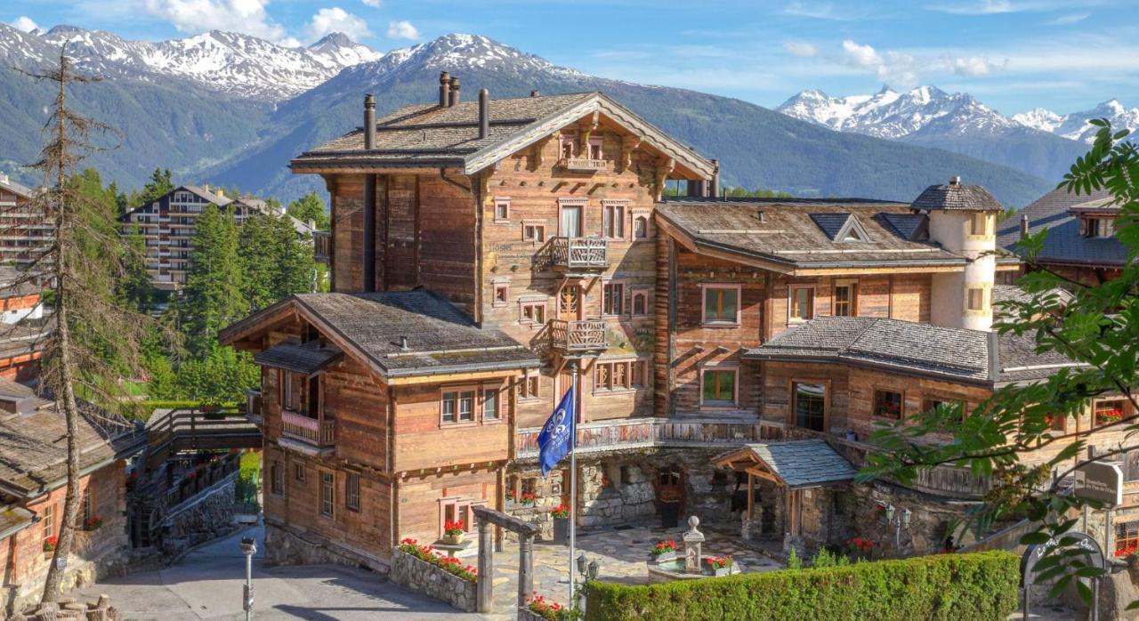 Hostellerie Du Pas De L'Ours "Relais Et Chateaux" Crans-Montana Bagian luar foto