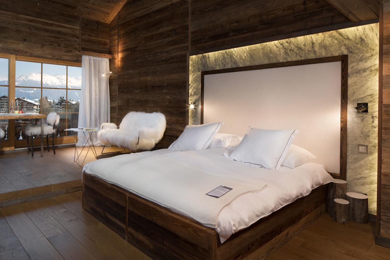 Hostellerie Du Pas De L'Ours "Relais Et Chateaux" Crans-Montana Bagian luar foto