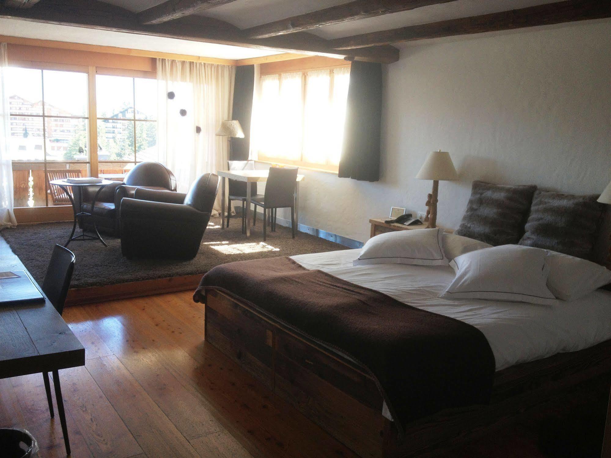 Hostellerie Du Pas De L'Ours "Relais Et Chateaux" Crans-Montana Bagian luar foto
