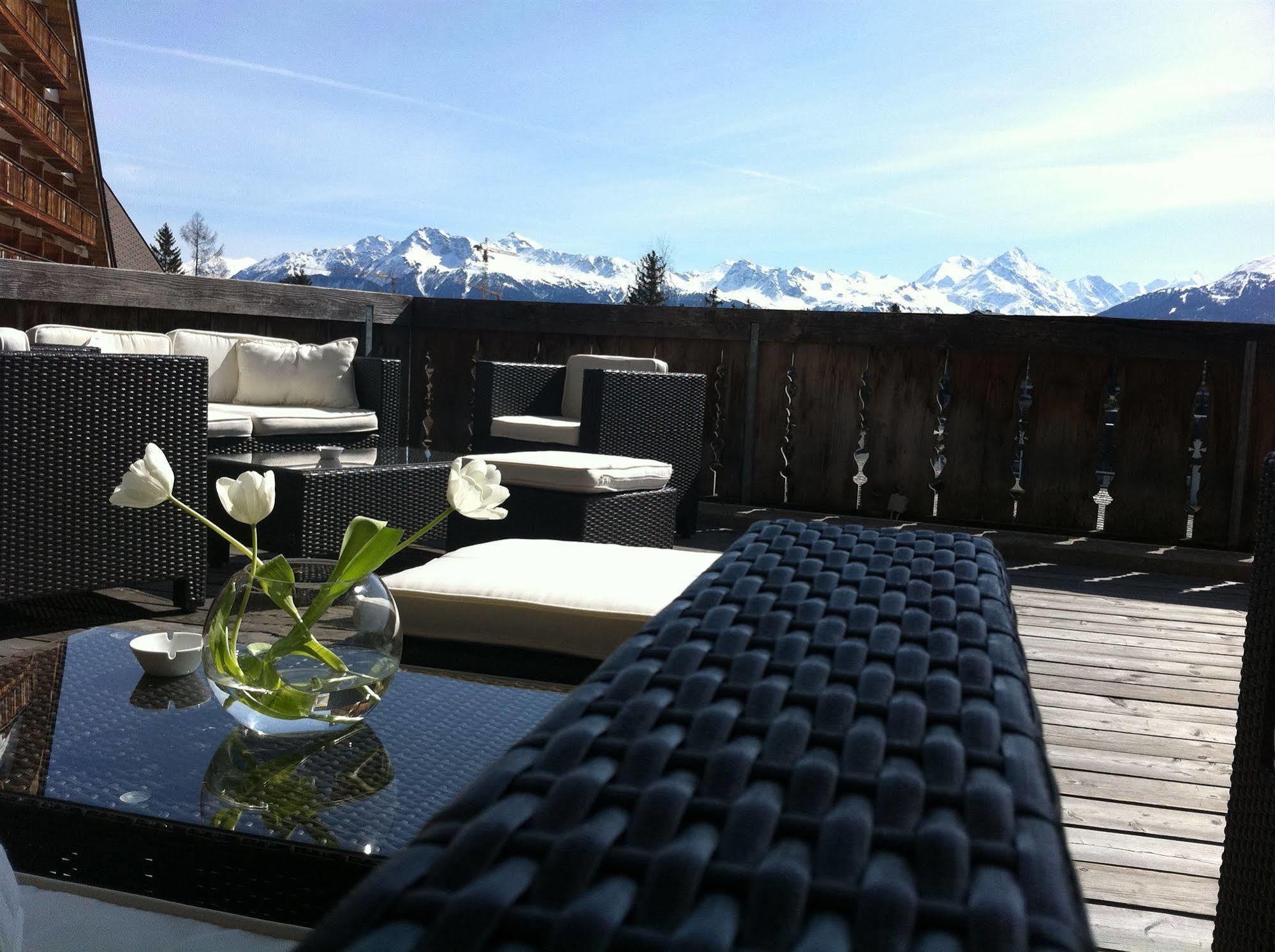 Hostellerie Du Pas De L'Ours "Relais Et Chateaux" Crans-Montana Bagian luar foto
