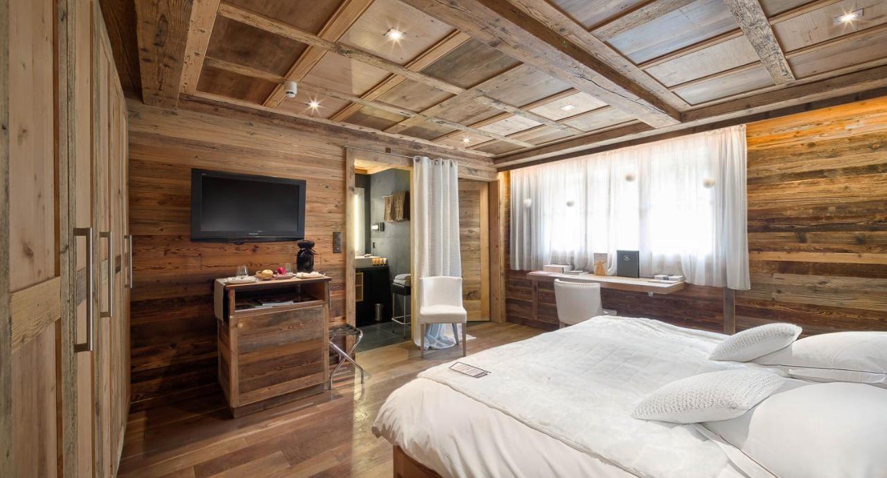 Hostellerie Du Pas De L'Ours "Relais Et Chateaux" Crans-Montana Bagian luar foto