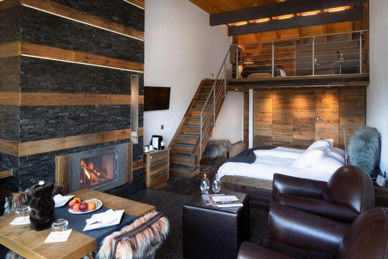 Hostellerie Du Pas De L'Ours "Relais Et Chateaux" Crans-Montana Bagian luar foto