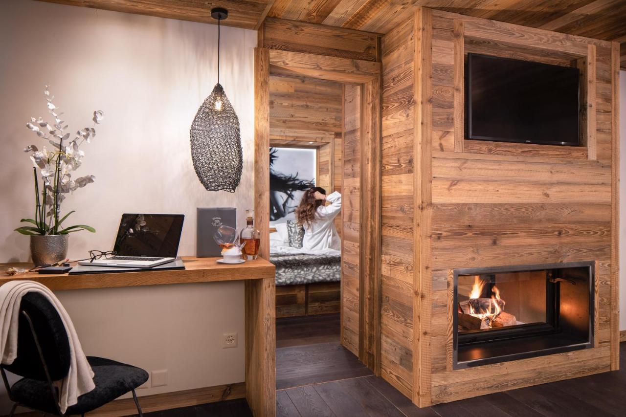 Hostellerie Du Pas De L'Ours "Relais Et Chateaux" Crans-Montana Bagian luar foto