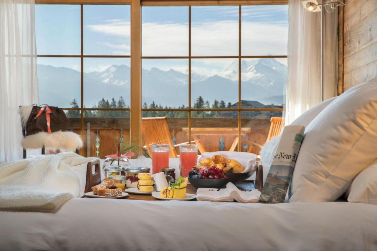 Hostellerie Du Pas De L'Ours "Relais Et Chateaux" Crans-Montana Bagian luar foto